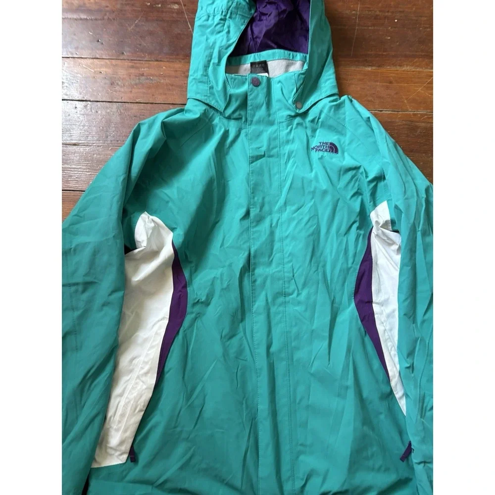 North Face Jacket Girls XL HyVent Waterproof Hooded Outdoor Coat Vintage Style